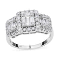 Weißer Diamant SGL Zertifiziert I1 G-H Ring, 585 Gold, (Größe 20.00) ca. 2.00 ct