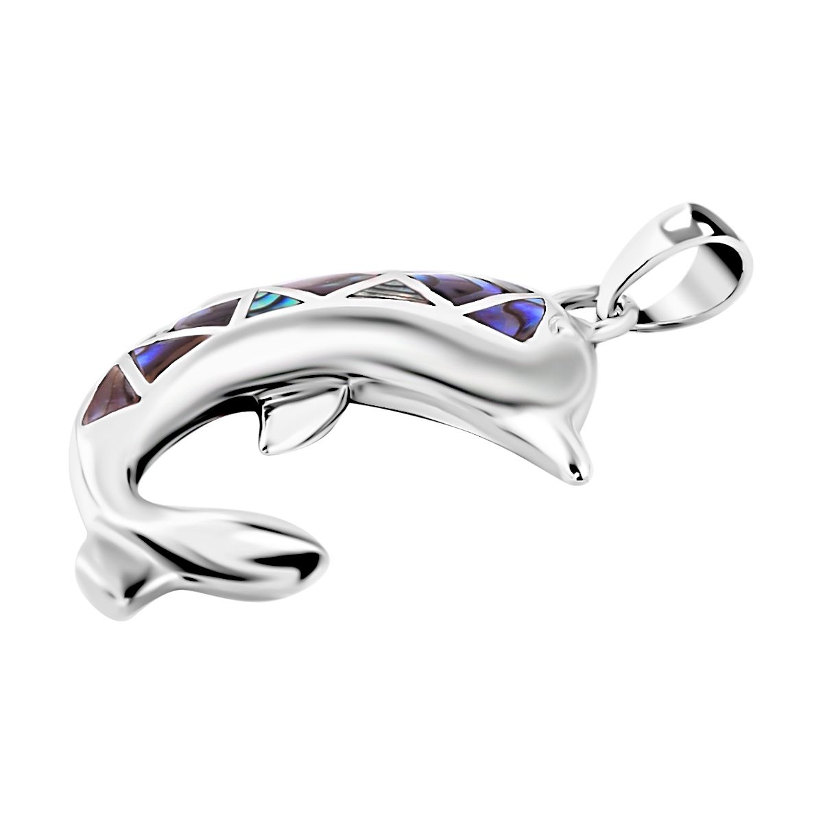 Abalone Muschel Anhänger 925 Silber ca. 4,51 ct.