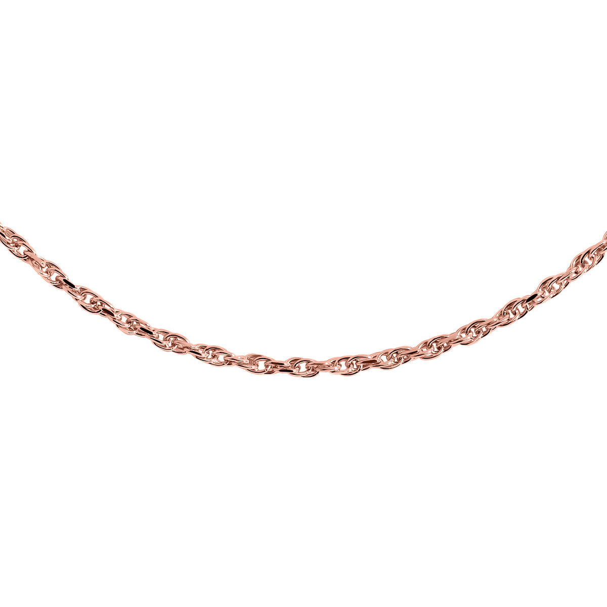 Italienische Diamantschliff Singapurkette, 925 Silber rosévergoldet, ca. 45 cm