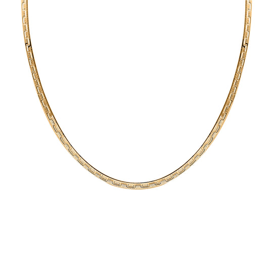 Mäandermuster Kette ca. 43+5 cm, 925 Silber ca. 5,71g
