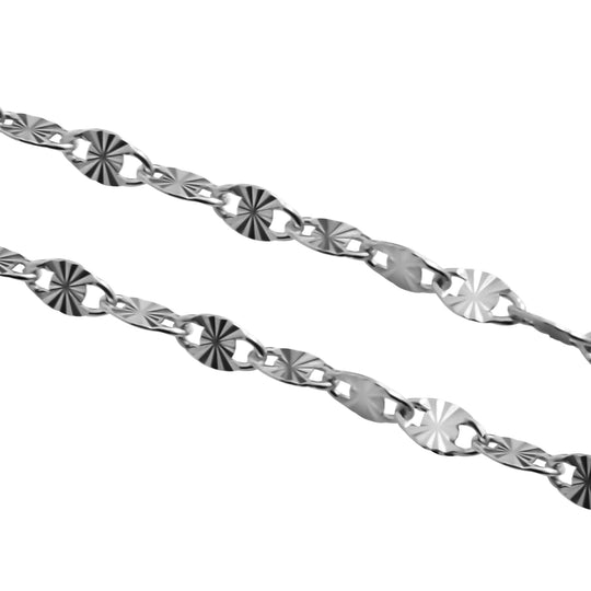 Valentino 925 Silber Kette, ca. 45 cm