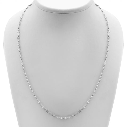 Valentino 925 Silber Kette, ca. 45 cm