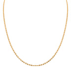 925 Silber vergoldet Kette ca. 50 cm ca. 2,42g