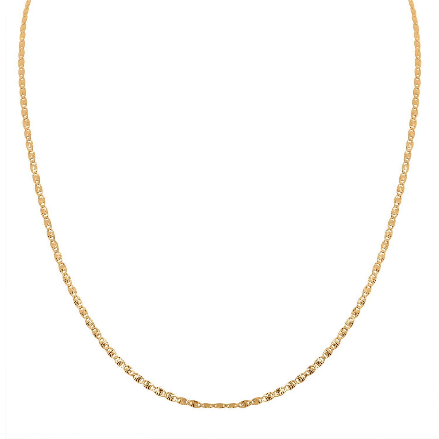 925 Silber vergoldet Kette ca. 50 cm ca. 2,42g