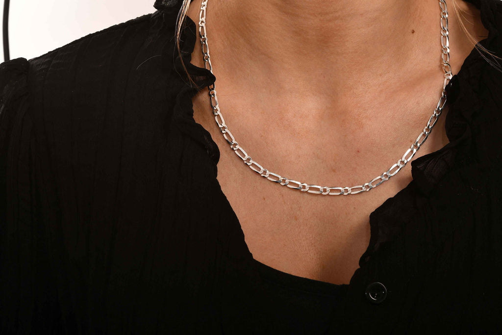 Figaro Kette ca. 50 cm, 925 Silber ca. 9,54g