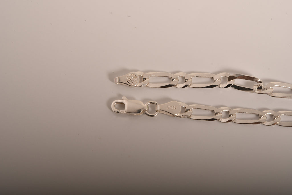 Figaro Kette ca. 50 cm, 925 Silber ca. 9,54g