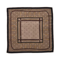 LA MAREY Foulard Quadratischer Schal, Braun