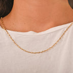 925 Silber vergoldet Kette ca. 45 cm ca. 4,02g