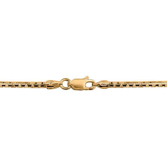 925 Silber vergoldet Kette ca. 56 cm ca. 13,18g
