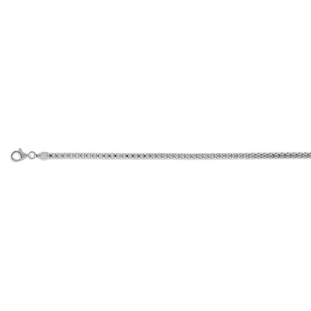 925 Silber rhodiniert Kette ca. 50 cm ca. 14,75g
