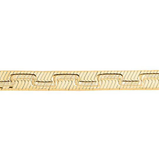 Mäandermuster Armband ca. 18+2 cm, 925 Silber ca. 2,79g
