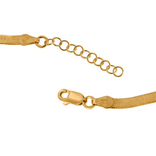 925 Silber vergoldet Armband ca. 18 cm ca. 2,66g