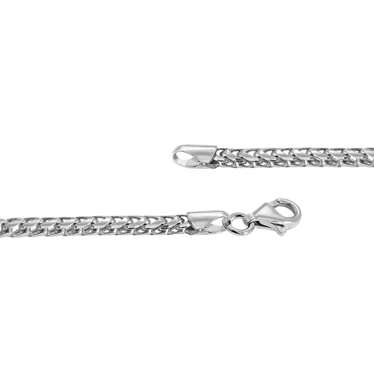 Italienisches Franko Armband ca. 19 cm, 925 Silber ca. 5,64g