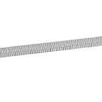 Italienisches Herringbone Armband, ca. 18-21cm, 925 Silber rhodiniert ca. 4,43g
