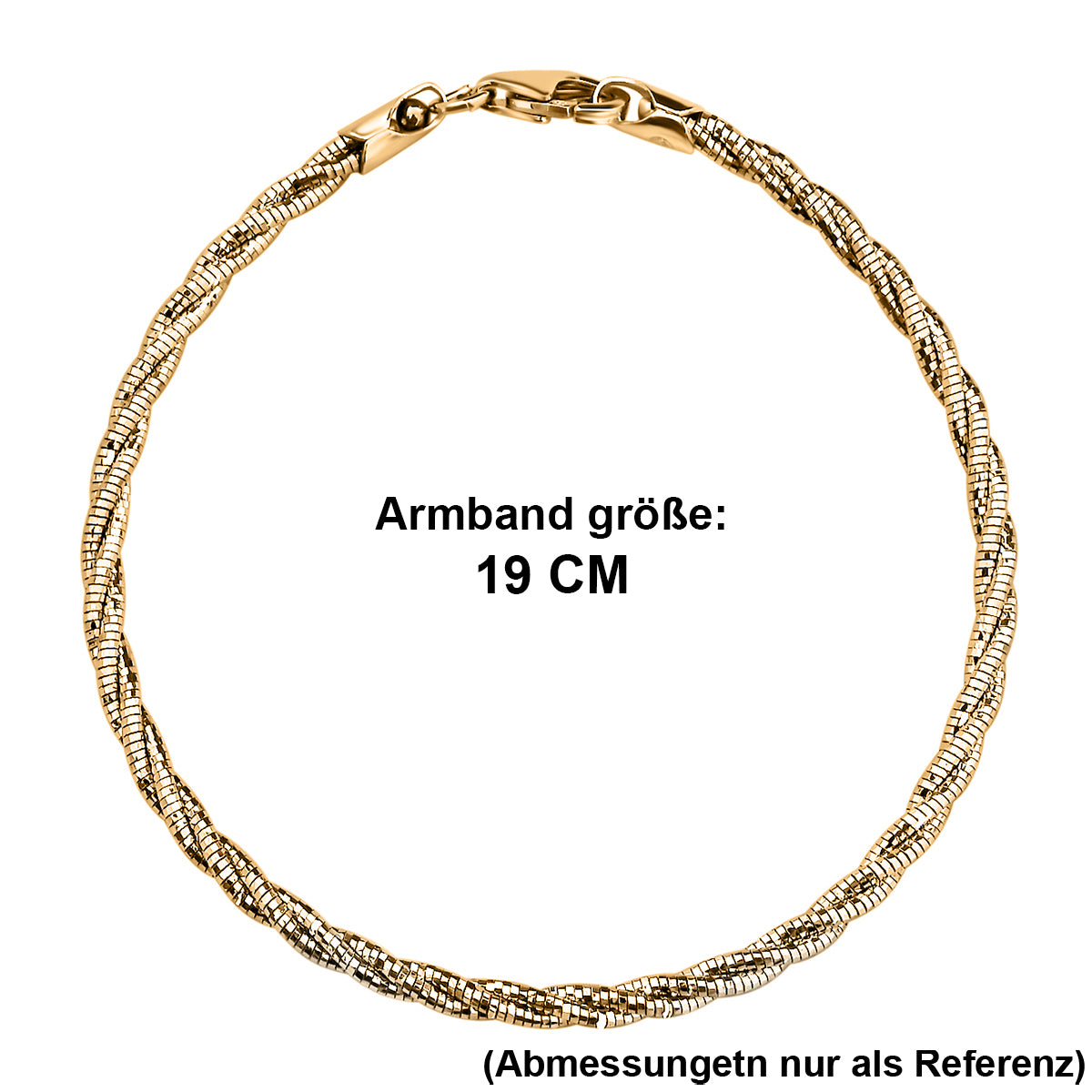 925 Silber vergoldet Armband ca. 19 cm ca. 5,76g