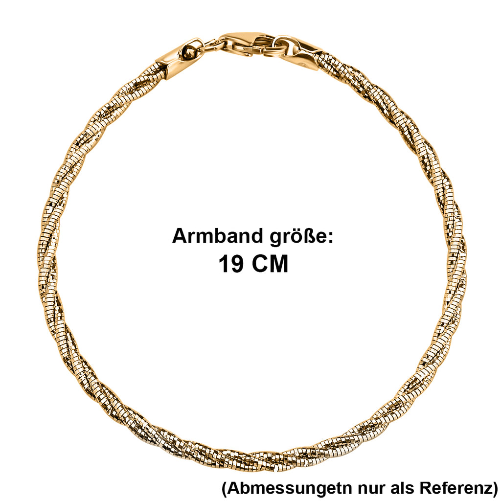 925 Silber vergoldet Armband ca. 19 cm ca. 5,76g