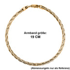 925 Silber vergoldet Armband ca. 19 cm ca. 5,76g