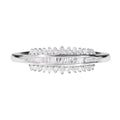 Weißer Diamant Ring, 925 Silber platiniert (Größe 19.00) ca. 0.33 ct