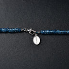 AAAA Santamaria Aquamarin Halskette ca. 45 cm 950 Platin ca. 68,09 ct.