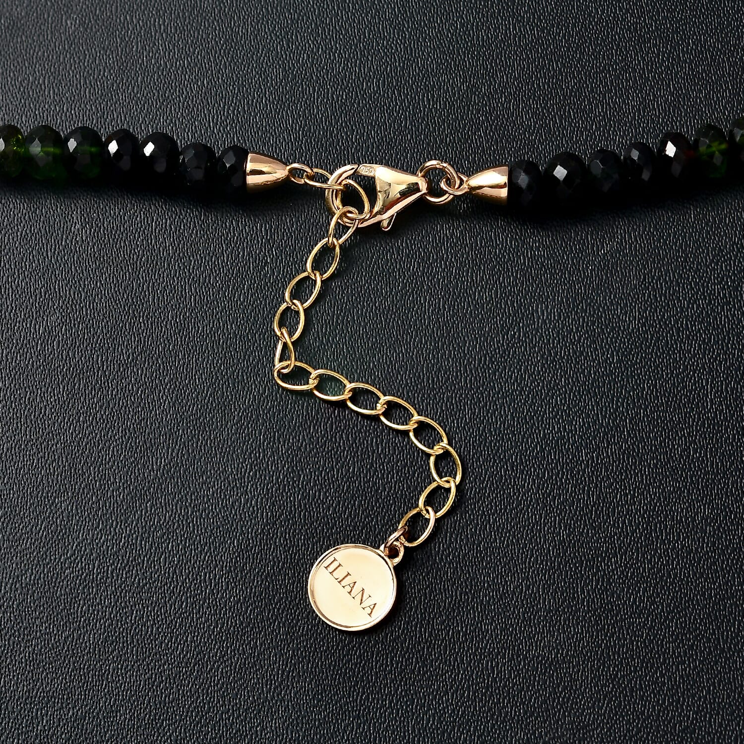 Iliana AAA Mehrfarbig-Turmalin Halskette ca. 45 cm 750 Gold ca. 78,10 ct.