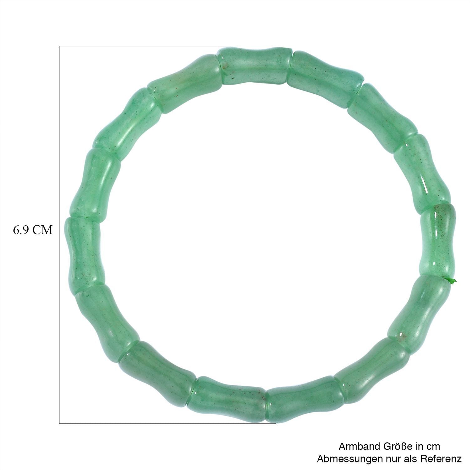 Grüner Aventurin Armband 17 cm  ca. 150.00 ct
