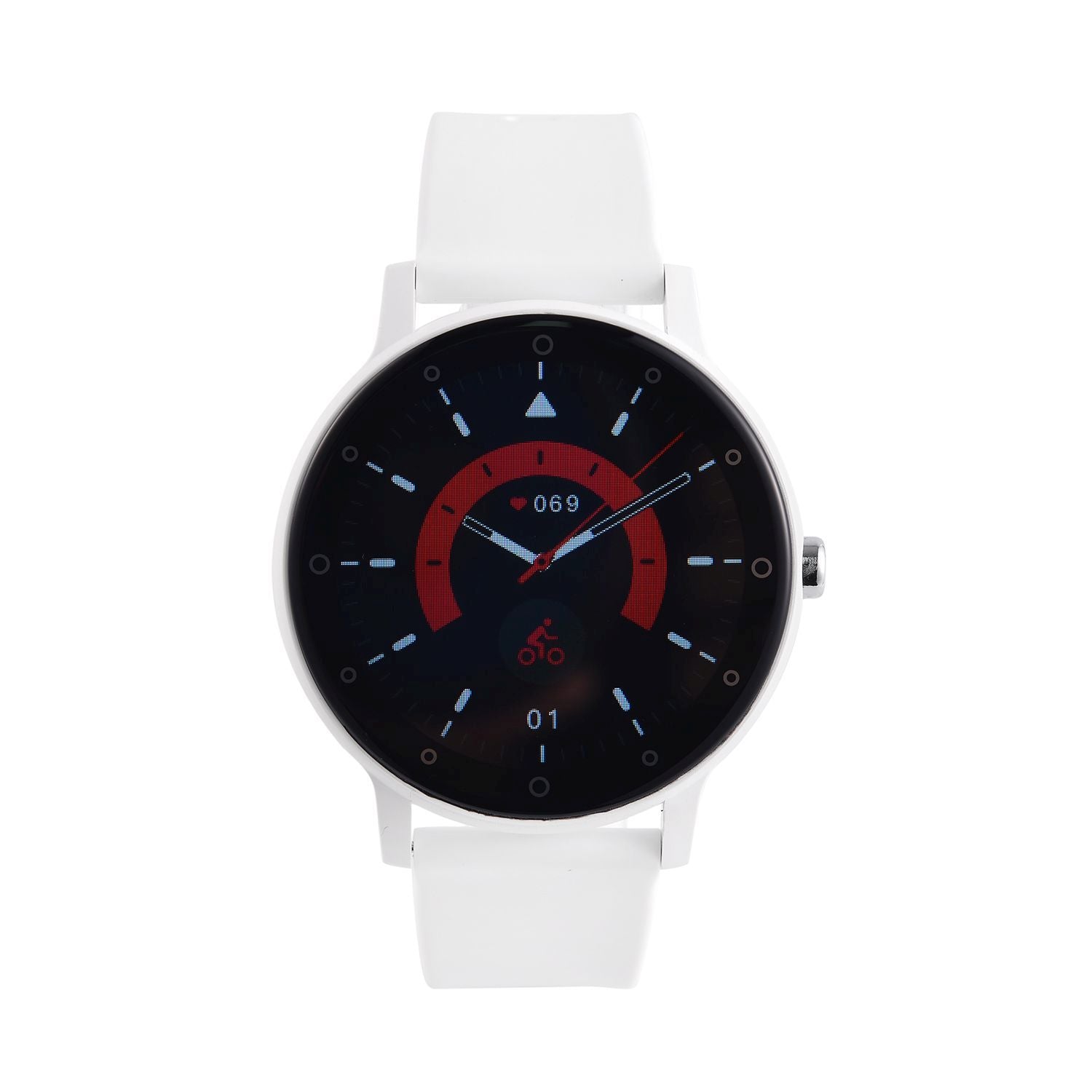 HiWatch Plus Smartwatch Weiß Bluetooth 5.3, TFT-Display, Herz- & Gesundheitsmonitoring, iOS und Android-kompatibel