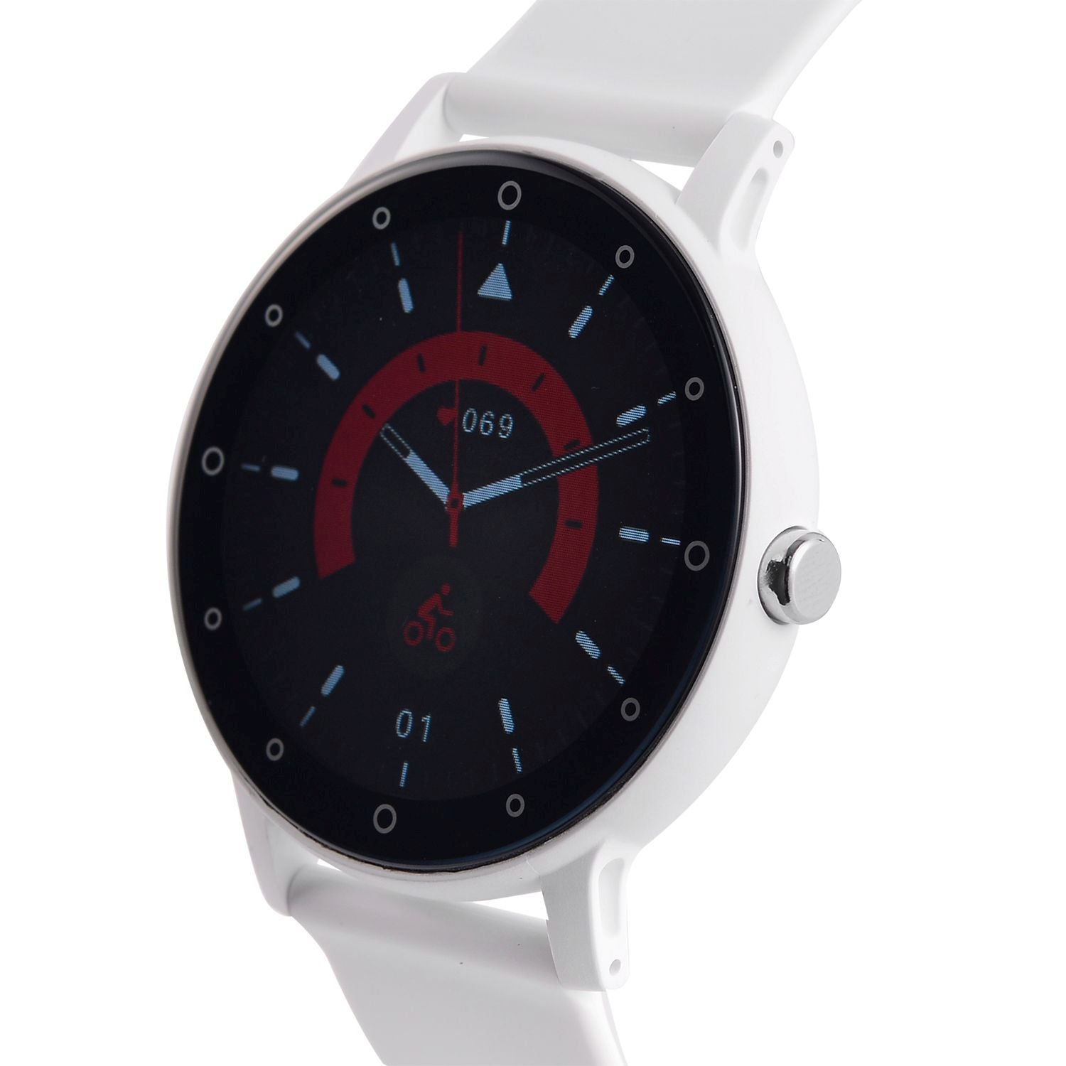 HiWatch Plus Smartwatch Weiß Bluetooth 5.3, TFT-Display, Herz- & Gesundheitsmonitoring, iOS und Android-kompatibel