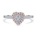 New York Kollektion - Weißer Diamant I1 G-H Ring, 585 Gold (8-10 Tage Liefertag) (Größe 17.00) ca. 0.50 ct
