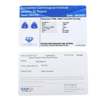 Rhapsody AAAA Tansanit AGI zertifiziert Ohrringe 950 Platin ca. 2.30 ct