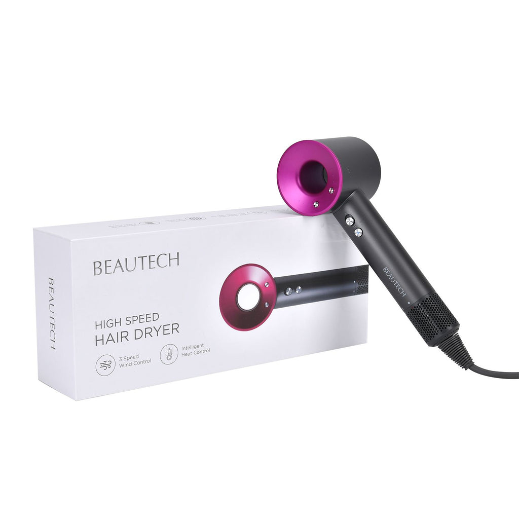 BEAUTECH Hochgeschwindigkeits-Haartrockner mit intelligenter Wärmeregulierung und 3 Geschwindigkeitsmodi (1600 W)