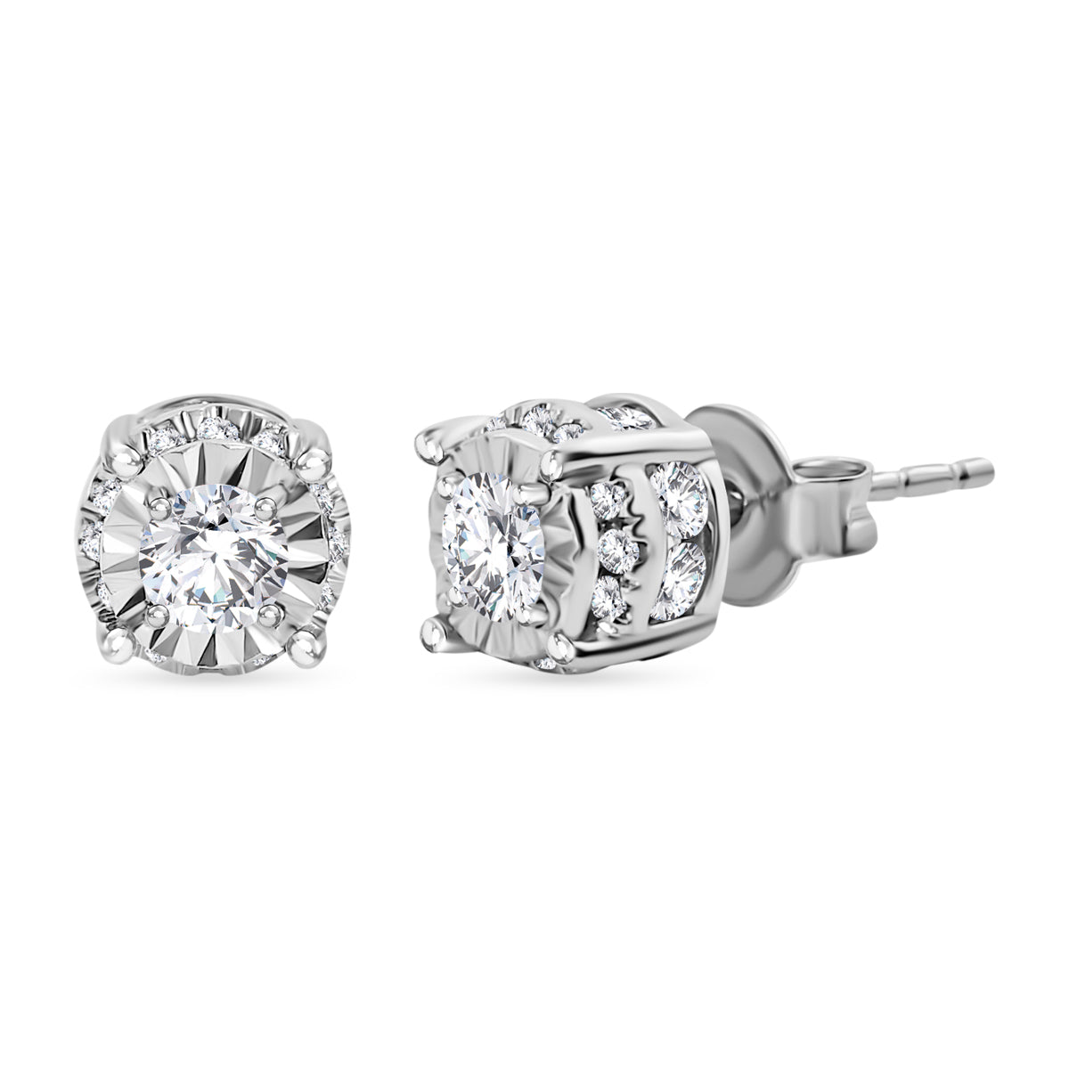 New York Kollektion - Weißer Diamant I1-I2 GH Ohrstecker 417 Weißgold ca. 1.00 ct