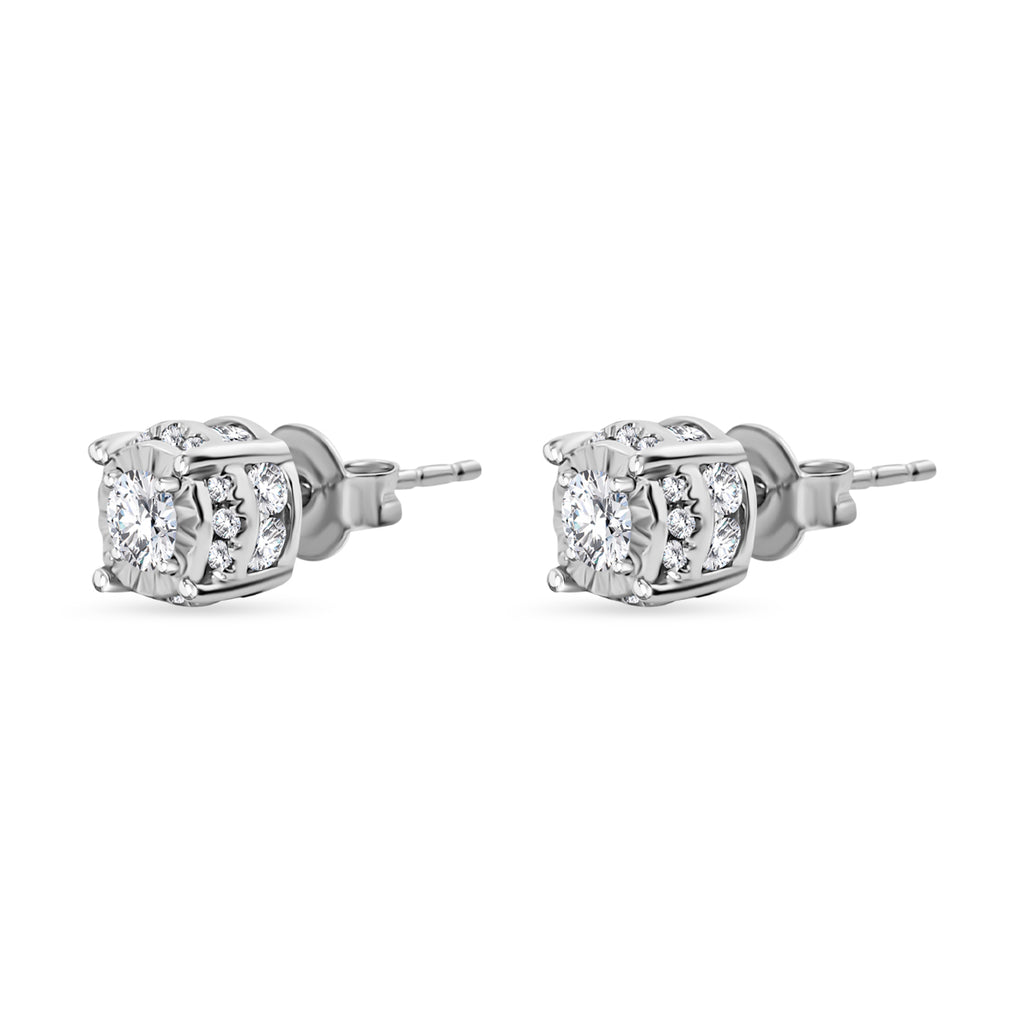 New York Kollektion - Weißer Diamant I1-I2 GH Ohrstecker 417 Weißgold ca. 1.00 ct