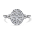 New York Kollektion - Weißer Diamant I1 GH Ring, 585 Weißgold (Größe 17.00) ca. 1.00 ct