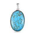 Blauer Türkis-Anhänger - 26,60 ct.