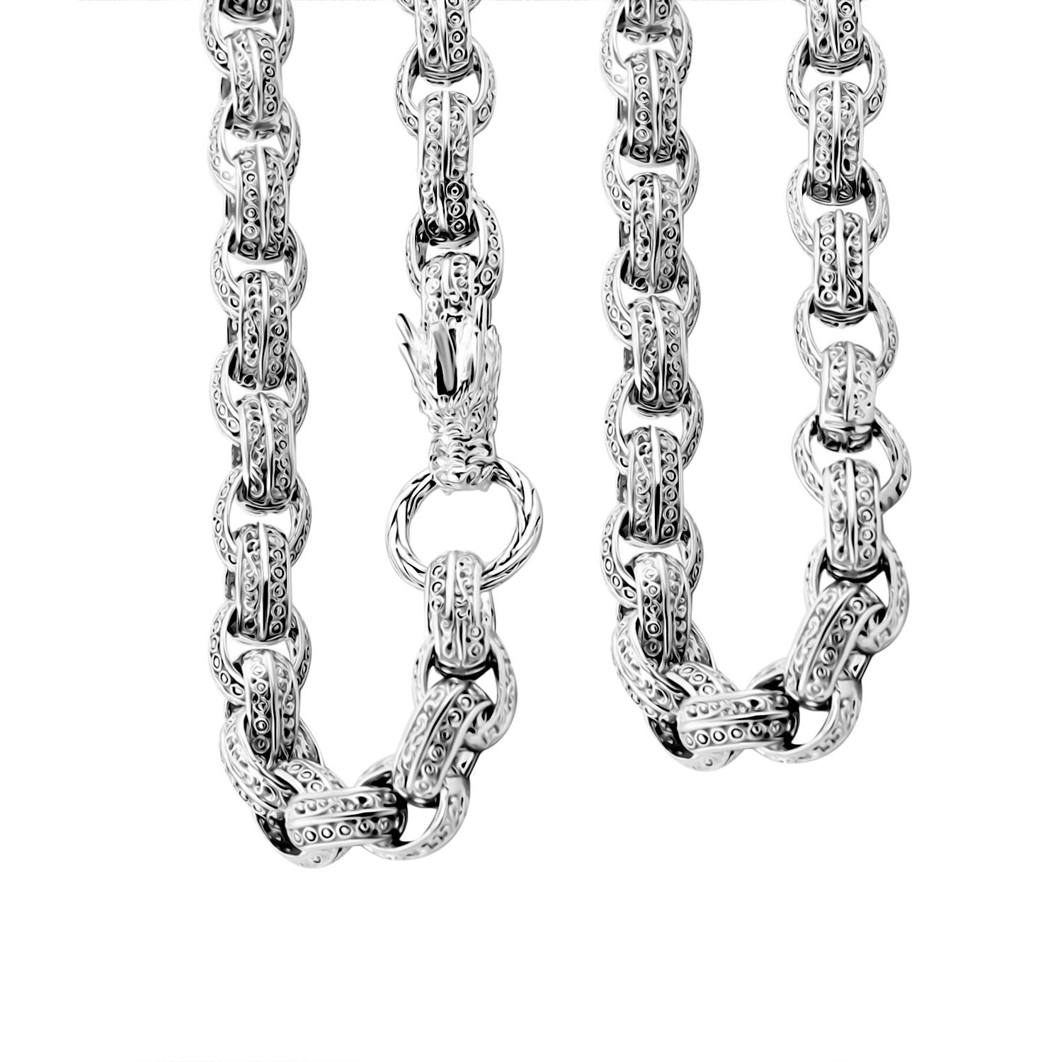 Royal Bali - Royal Bali - 925 Silber Halskette, ca. 50 cm ca. 78,20g