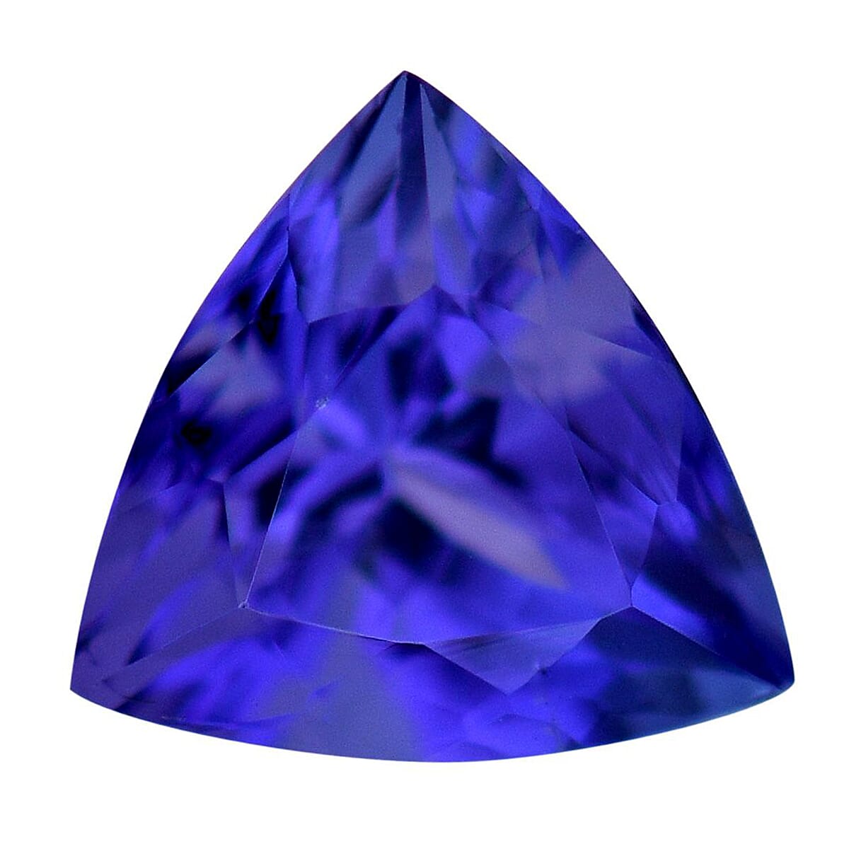 AAAA Tanzanite Trillion 6.5 Faceted Cut, 1.00 ct