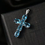 London Blau Topas Schmuckset
