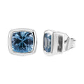 AA blaue Zirkon-Ohrringe - 1,83 ct.