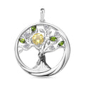 AAA  Ouro Verde Quarz und Chromdiopsid Anhänger, ca. 1,43 ct.