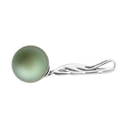 AAA Tahiti Perle (9.5-10 mm) Anhänger 750 Weiß Gold