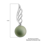 AAA Tahiti Perle (8.5-9 mm) Ohrringe 750 Weiß Gold