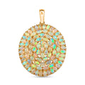 Natürlicher, äthiopischer Welo Opal-Anhänger - 14,88 ct.