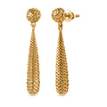 Ohrringe in 916 Gelbgold