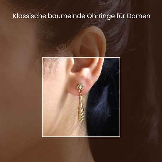 916 Gold Ohrringe ca. 3,67g