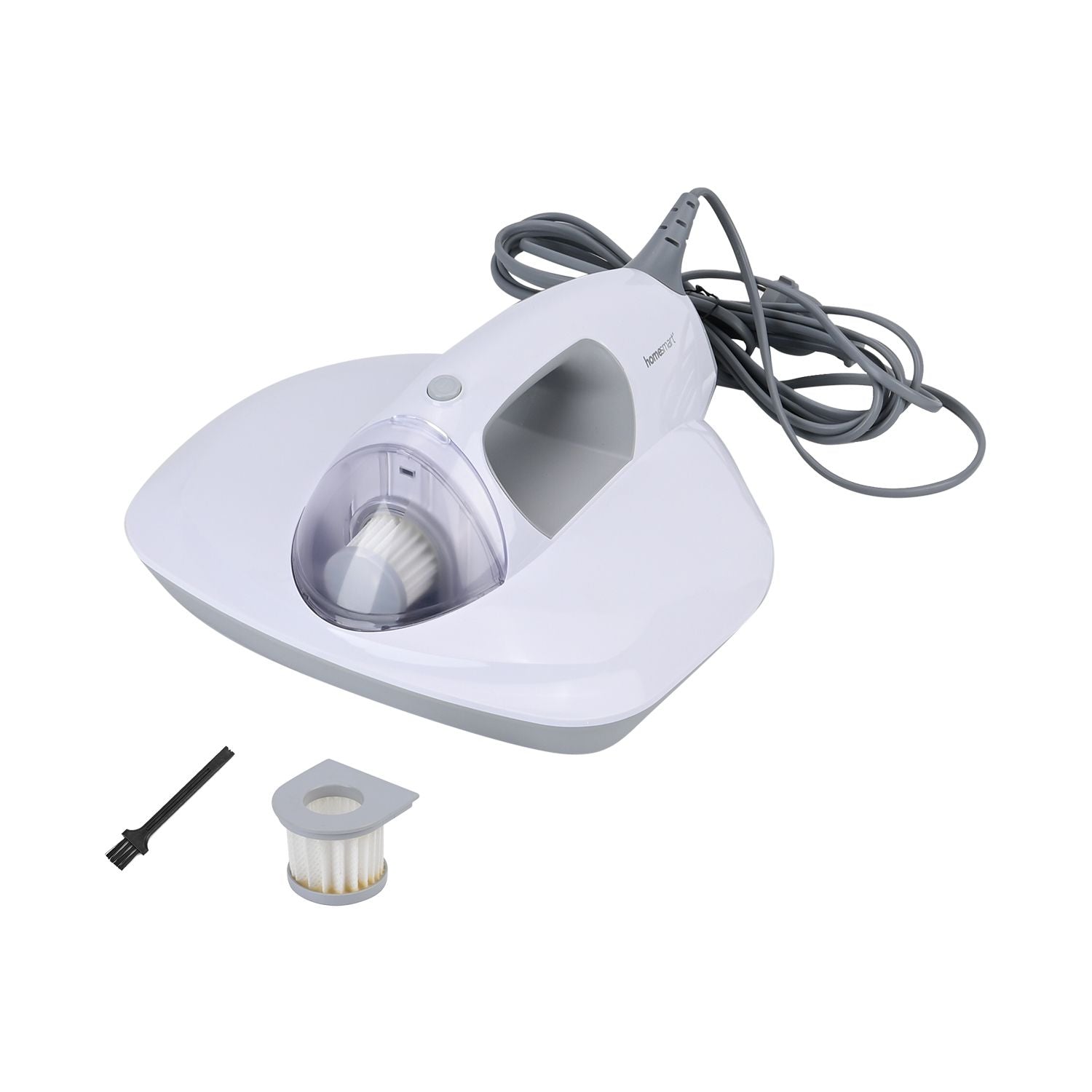 HOMESMART - UV Matratzen-Staubsauger - Mit Hochfrequenz-Pulsation und UV-Lichttechnologie für allergenfreie Luft, 0,3L Staubtank, 5m Kabel, 8-fach Filtersystem