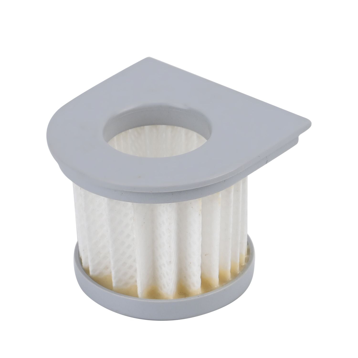 Ersatzfilter-Set (6 Stück) - Weiß/Grau, 3.6x4.7x4.7 cm, Hochwertige PET-Staubsaugerfilter für optimale Reinigungsleistung