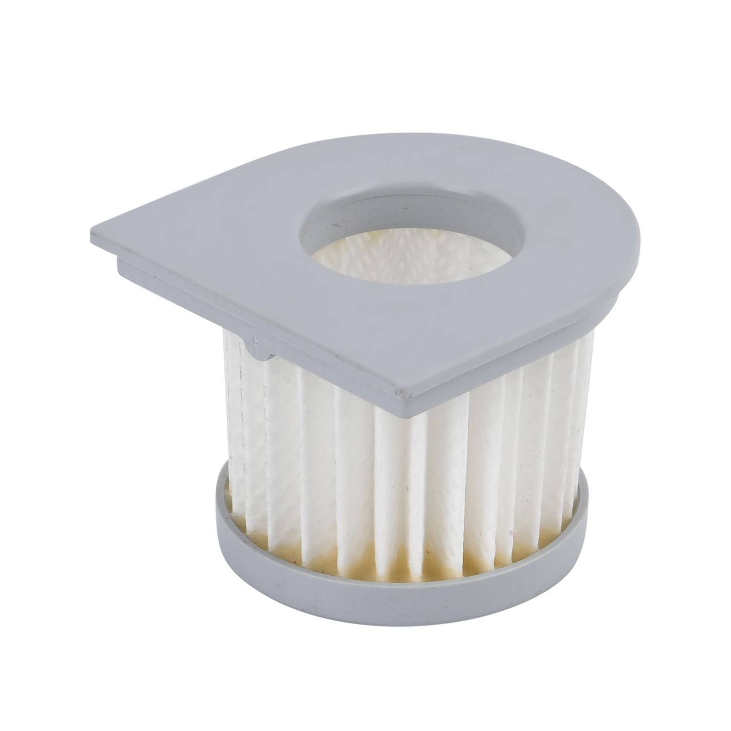 Ersatzfilter-Set (6 Stück) - Weiß/Grau, 3.6x4.7x4.7 cm, Hochwertige PET-Staubsaugerfilter für optimale Reinigungsleistung