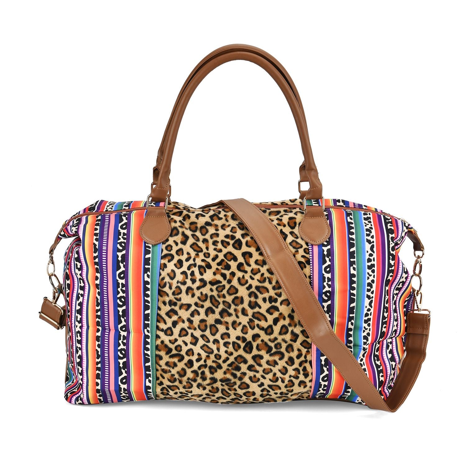 Brauner Leopard mit Mehrfarbigkeit