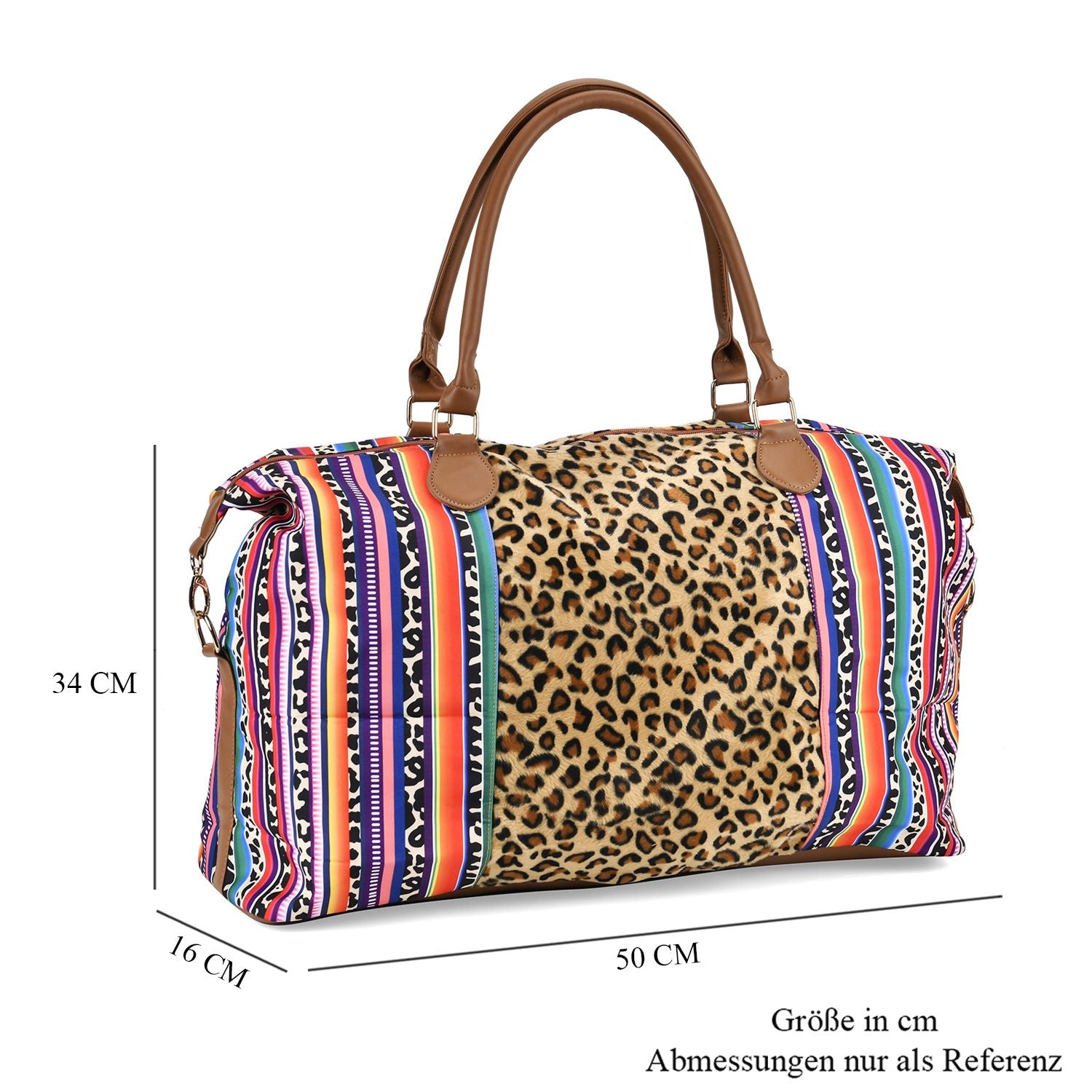 Brauner Leopard mit Mehrfarbigkeit