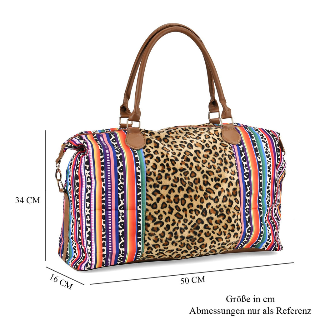 Brauner Leopard mit Mehrfarbigkeit